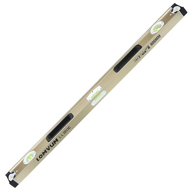 LOMVUM 800mm Magnetic Spirit Level | High Precision Ruler with Bubbles
