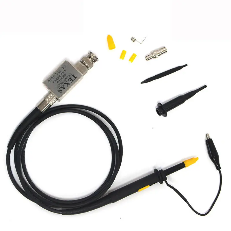PT200 Oscilloscope Probe Kit - 200MHz Test Probe with Clip & Pen