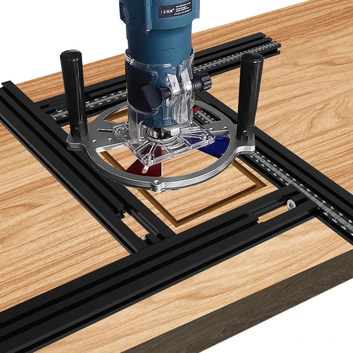 ENJOYWOOD Trimming Machine - Multi-functional Guide Rail for Milling & Engraving