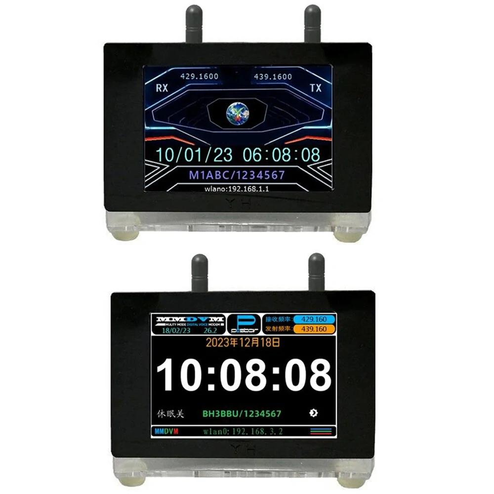 TZT MMDVM T124B Duplex Hotspot - 3.5 Inch Color Screen | Digital Walkie Talkie