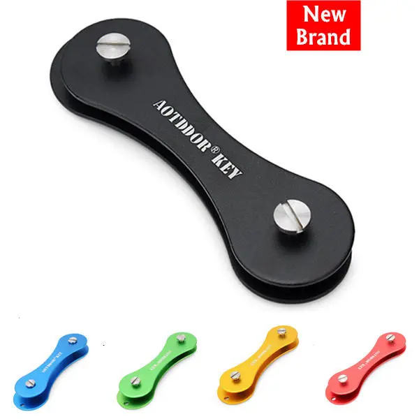 AOTDDOR EDC Key Clip Tool - Hard Oxide Aluminum Pocket Folder Chain