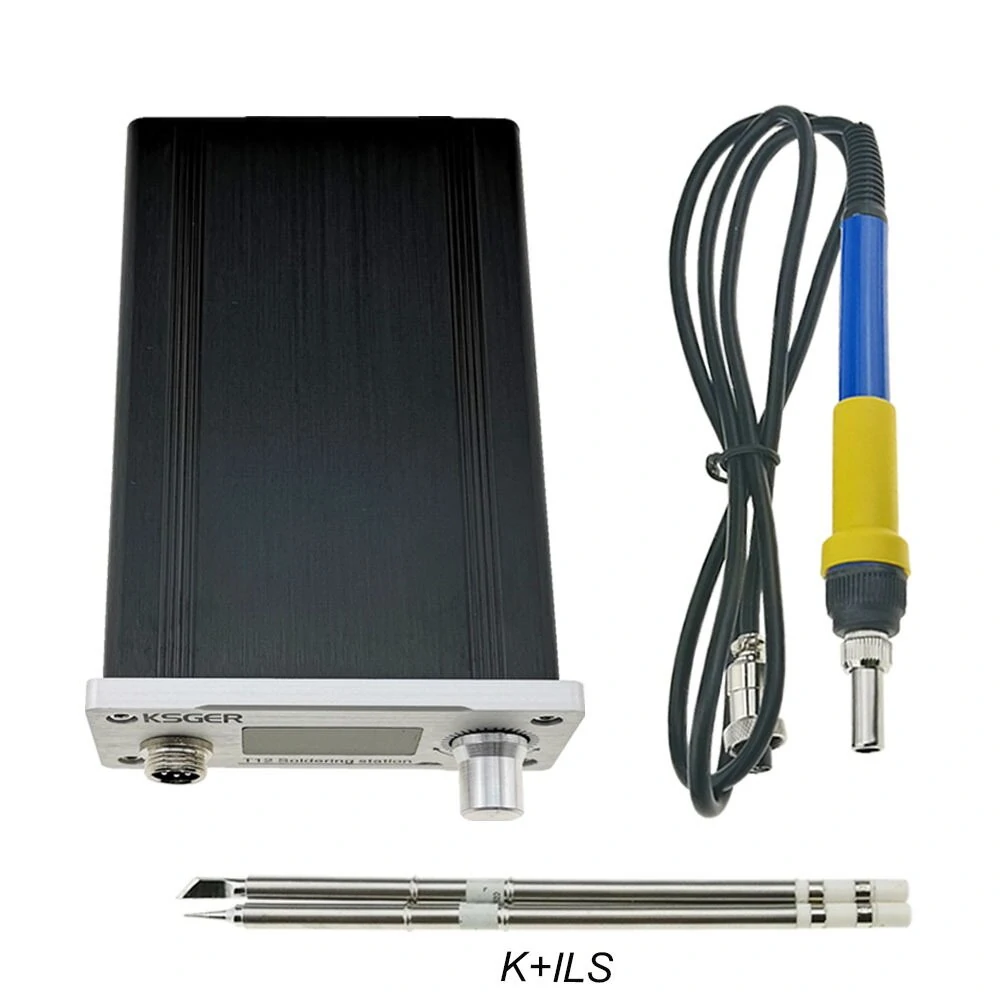 KSGER T12 Soldering Station - STM32 OLED DIY Kit with Aluminum Alloy Case