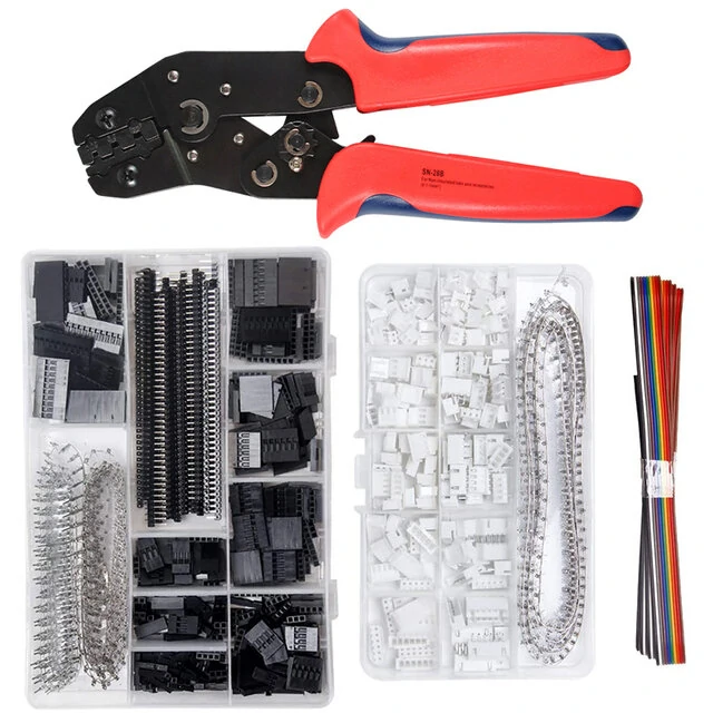 Sn-28b Crimping Pliers Tool Set | 1550pcs with JST-XH Connectors