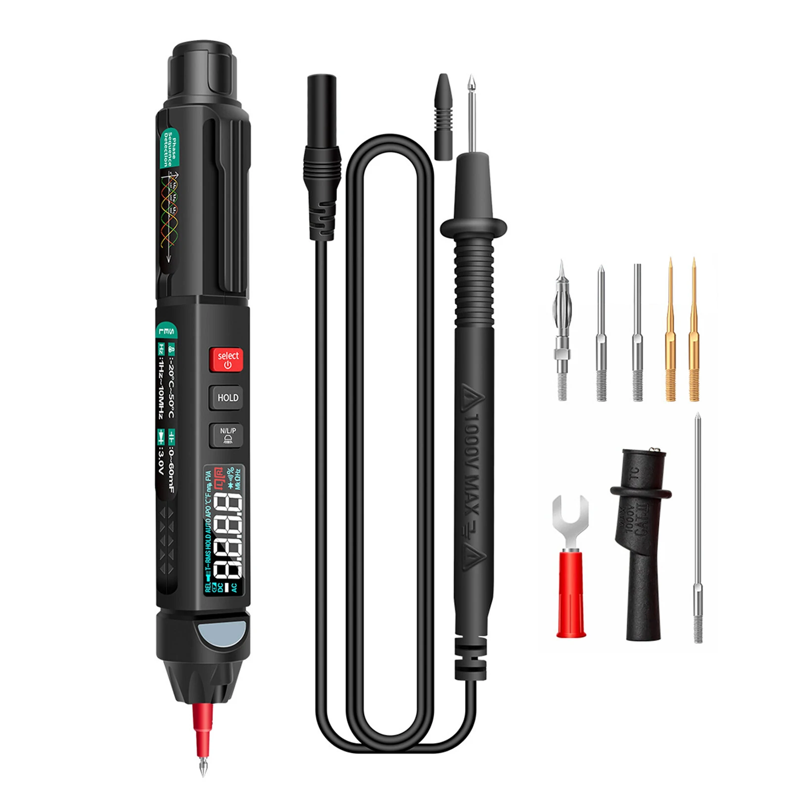 ANENG A3007/8 True RMS Digital Multimeter | 3-in-1 with Voltage Pen & NCV
