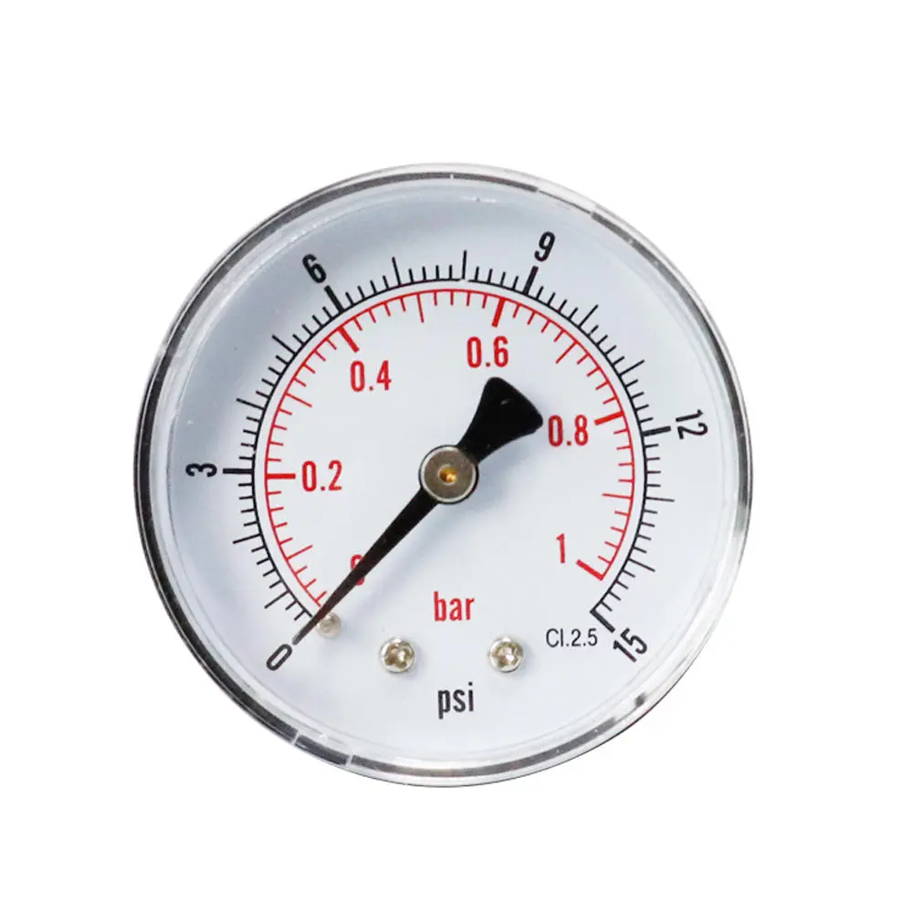 TS-Y50Z8 Pressure Gauge - 52mm Dial | 1/8 BSPT | 15-300 psi Range