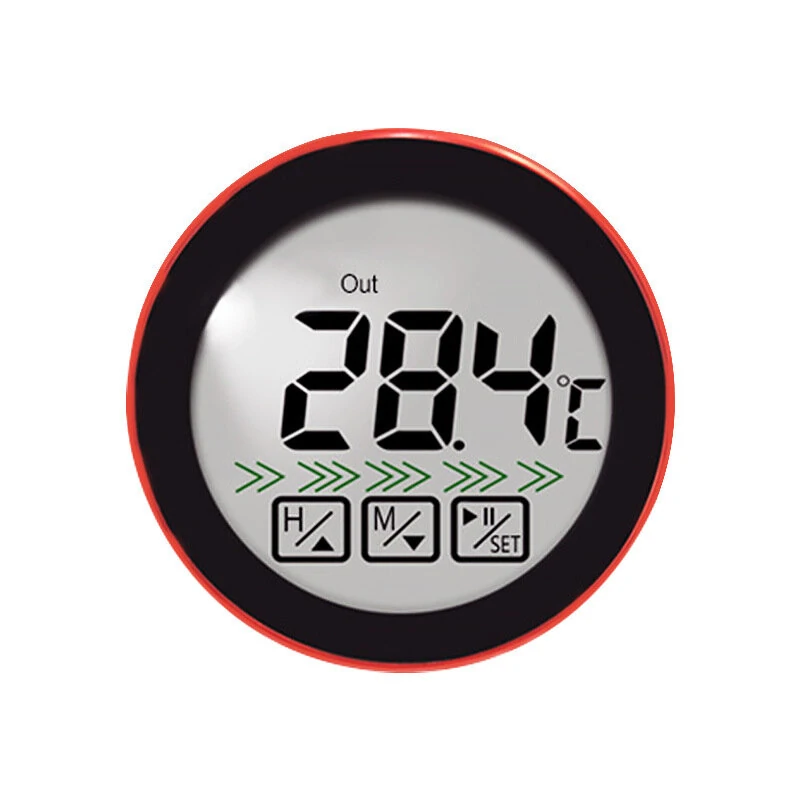 30 to 300°F Thermometer - 3-in-1 BBQ Kitchen Baking Tool with Timer Gauge