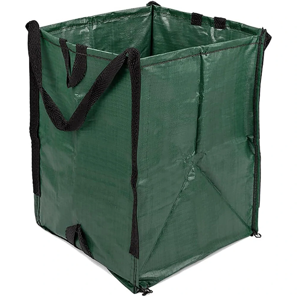 Heavy Duty Reusable Garden Bag - Woven Polypropylene Lawn & Leaf Waste Bag with Carry Handles
