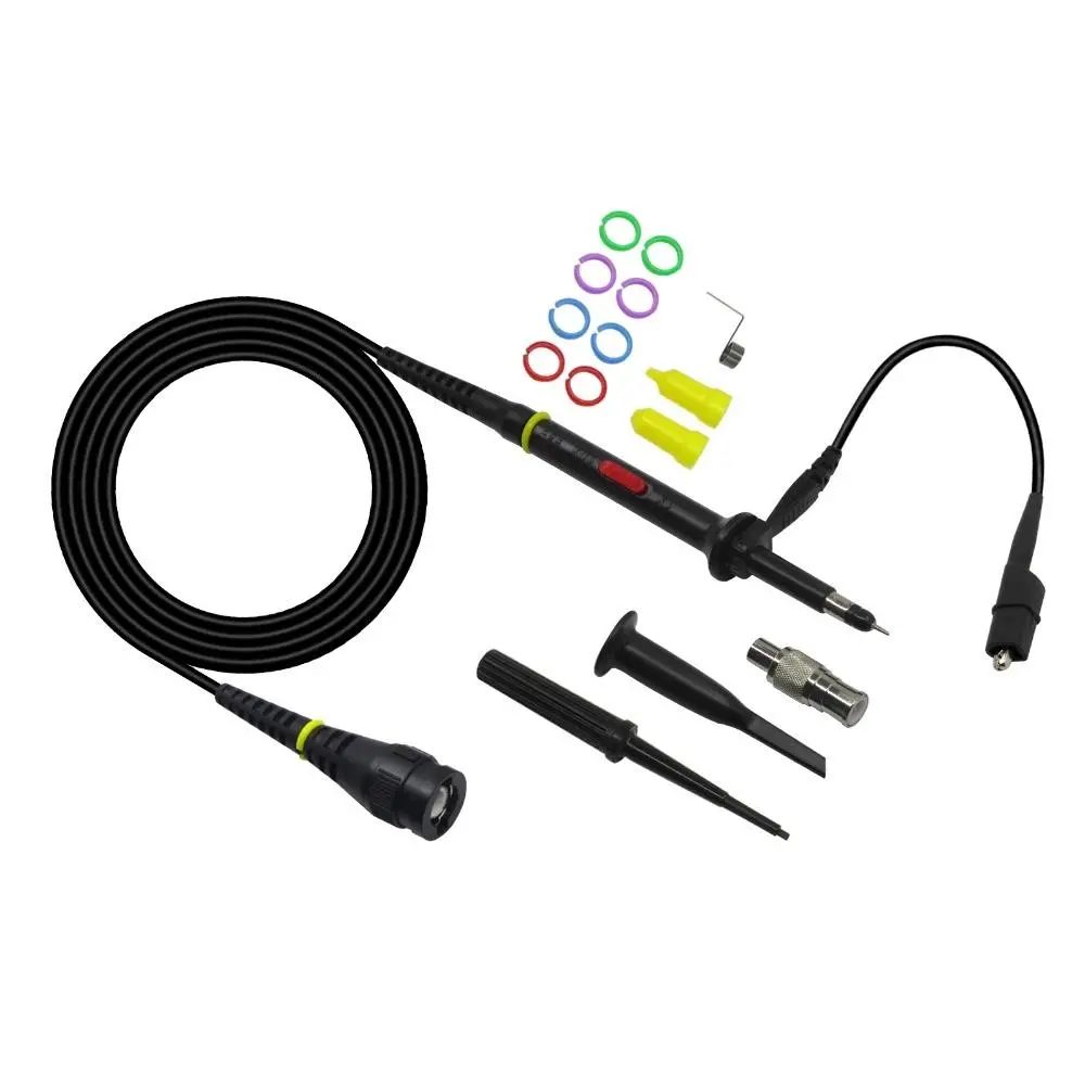 Cleqee P7300 Oscilloscope Probe - 300MHz BNC | X1/X10 Switchable | Protective Cap