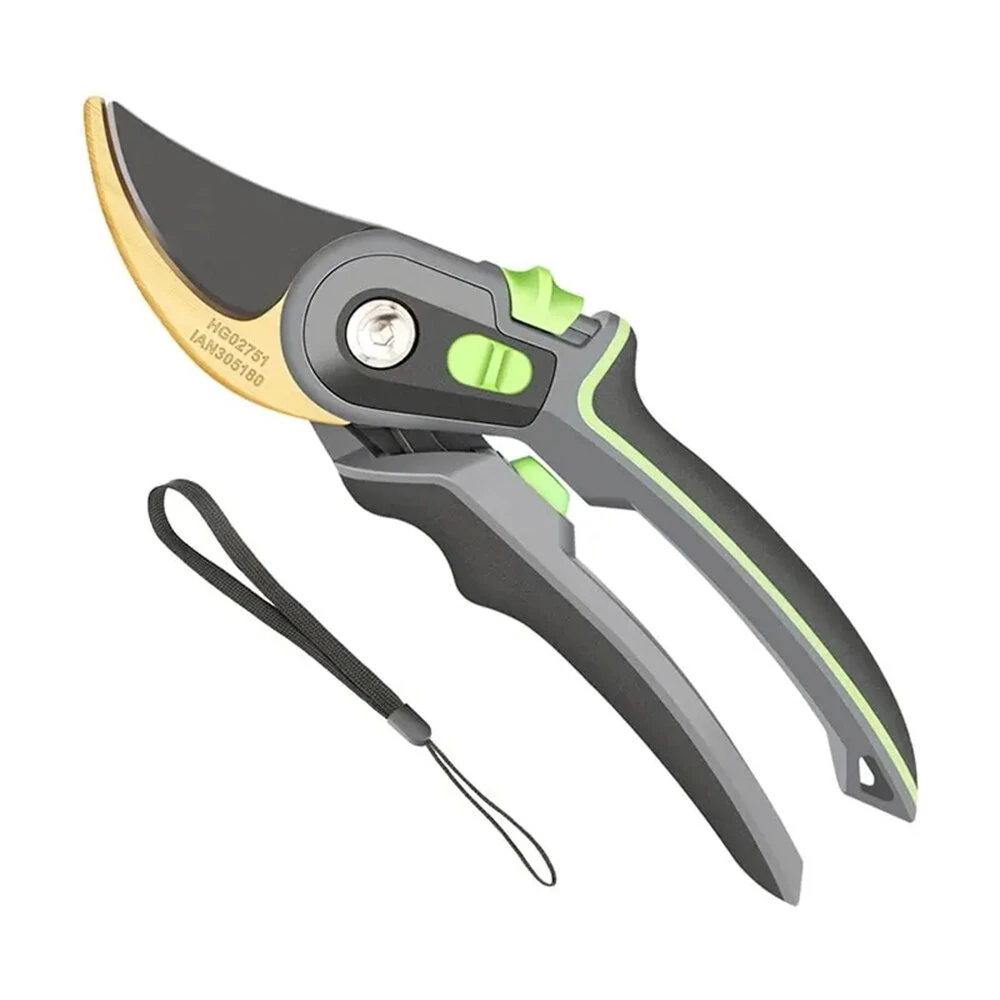 Industrial Pruning Shears | SK5 Steel Blade 205mm | Ergonomic Non-Slip Handles