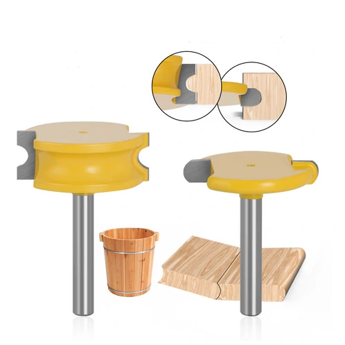 2PCS Canoe Flute & Bead Router Bit Set - 1/2 1/4 Shank | Precise Decorative Edges