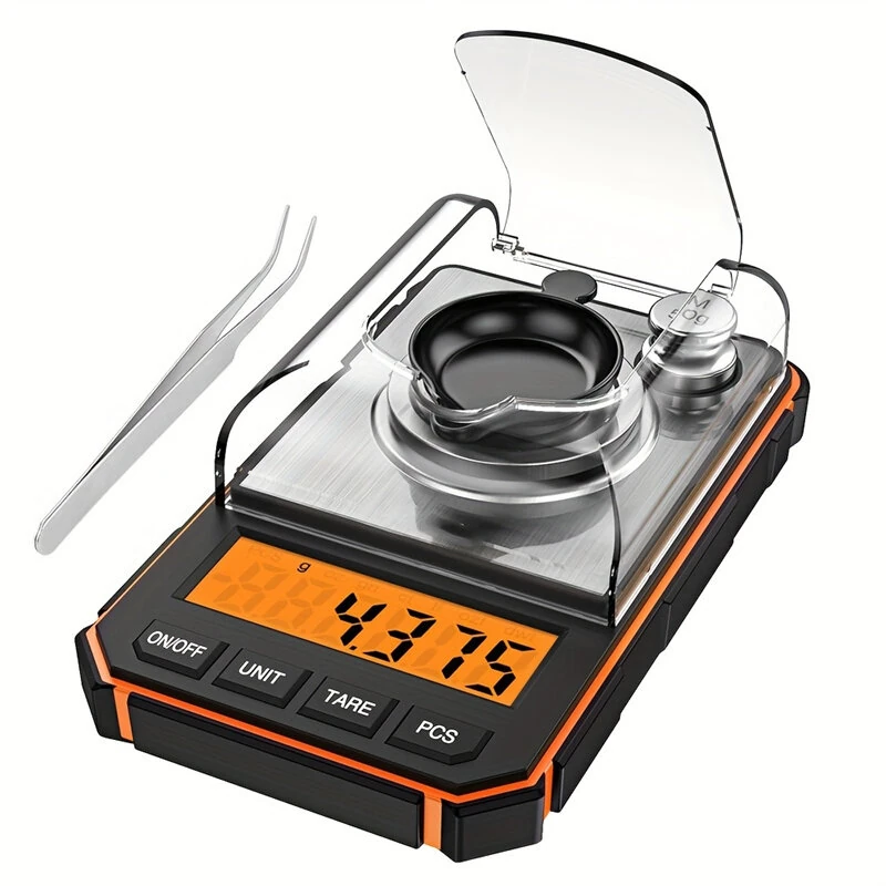 Professional Mini Digital Scale - 0.001g High Precision | 50g Range LCD Display