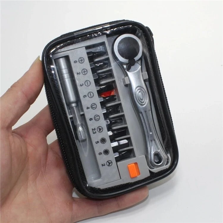 12Pcs Mini Ratchet Wrench Set | 1/4-Inch Drive Close Quarter Tool with Bits