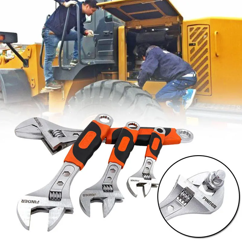 Multifunctional Hand Tool Wrench | 6 8 10 12 Inch Open Spanner Set