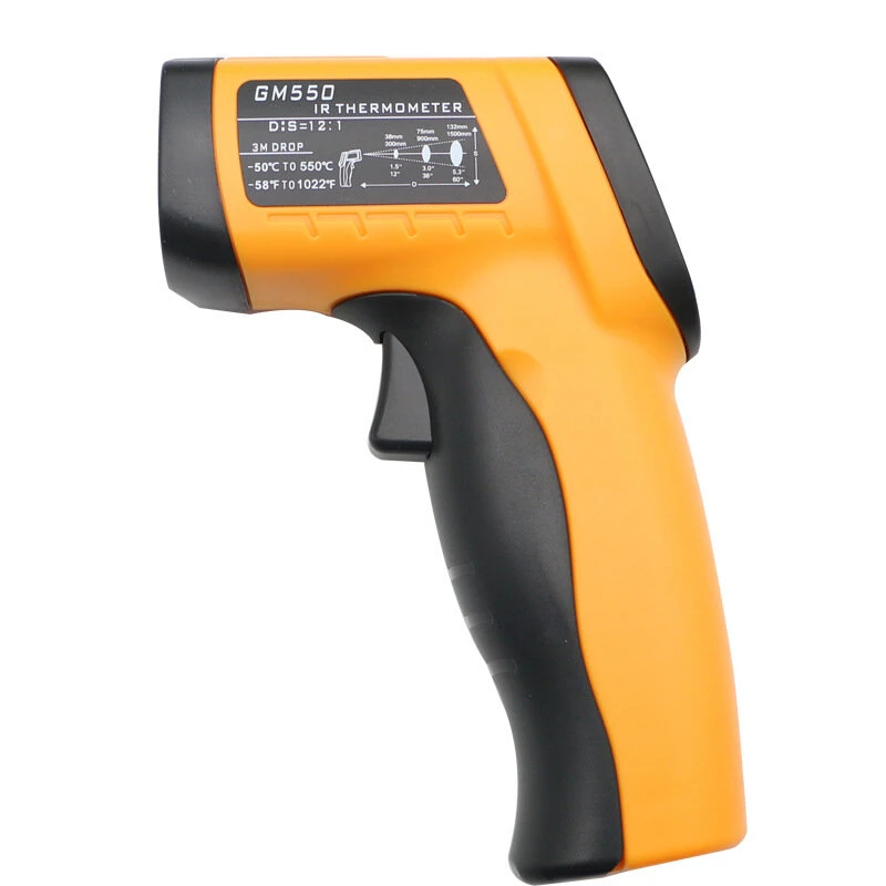 Infrared Thermometer -58°F to 1022°F Non-Contact Digital Laser Gun | Hygrometer Humidity