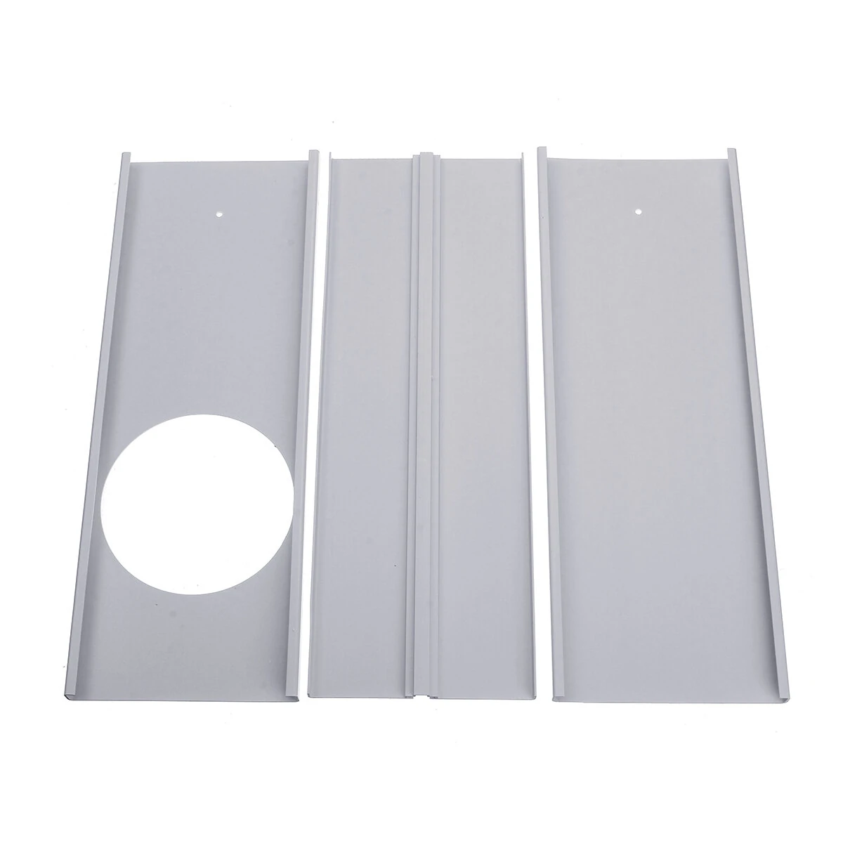 120cm 3pcs Window Slide Kit - Adjustable AC Wind Shield for Portable Air Conditioner