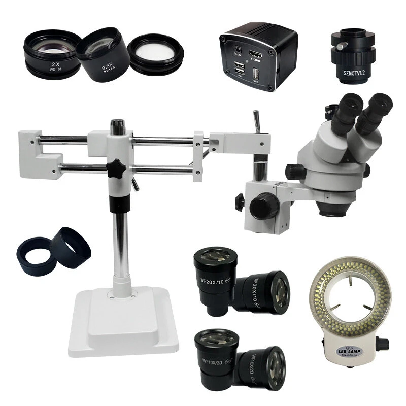 AmScope 3.5X-90X Stereo Zoom Microscope | For Mobile Phone Repair