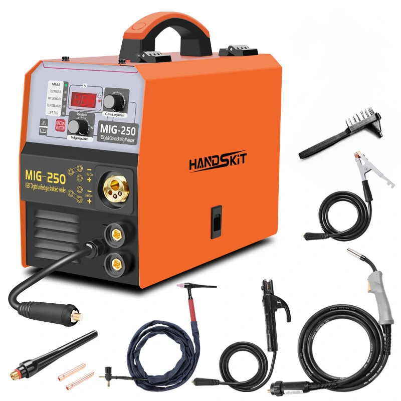 Handskit MIG-250 4-in-1 Welding Machine | 220V MIG MMA TIG Spot Welder | Portable
