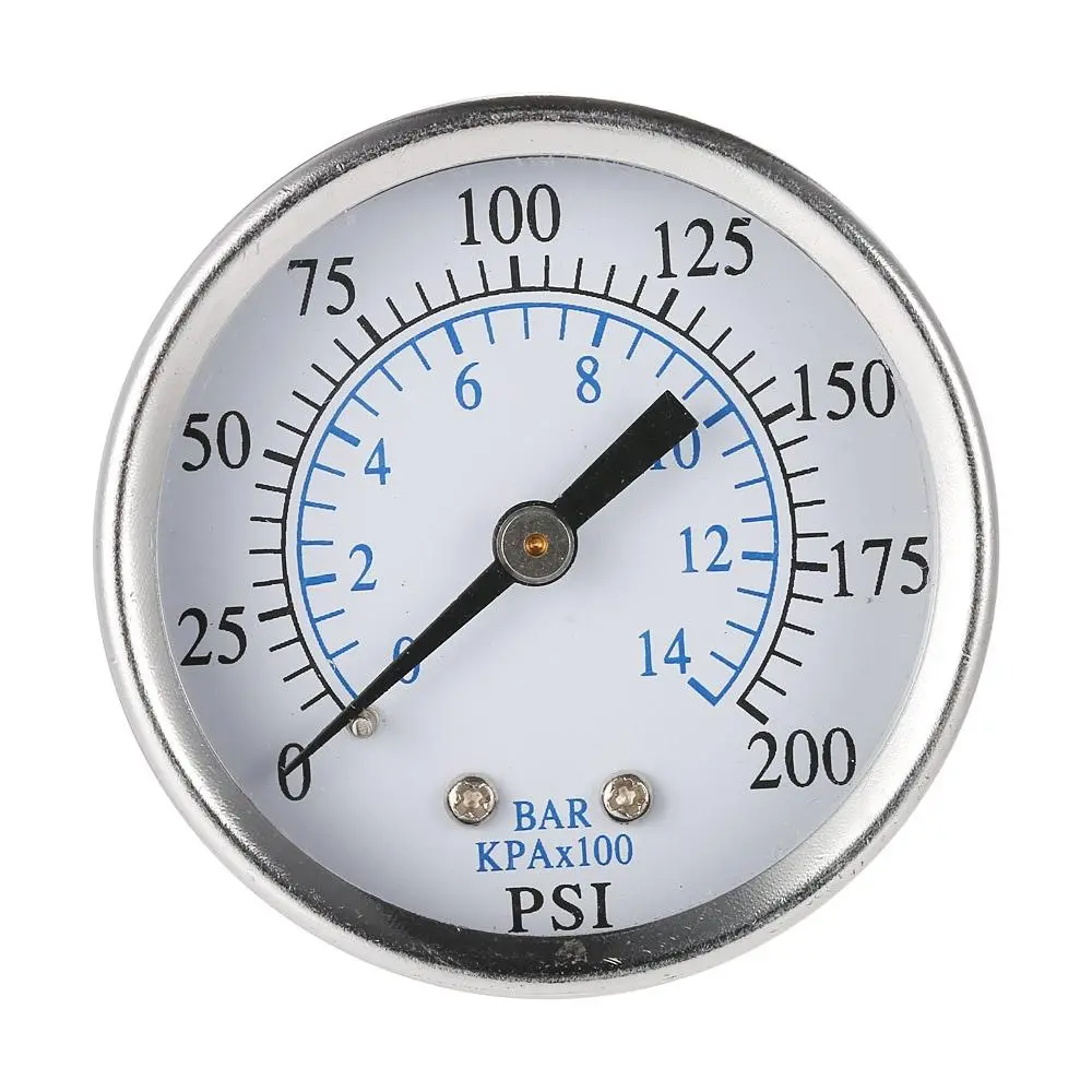 TS-50-14 Portable Pressure Gauge Tester | 0-200 PSI 0-14 Bar | 1/4 NPT Hydraulic Air Vacuum Manometer