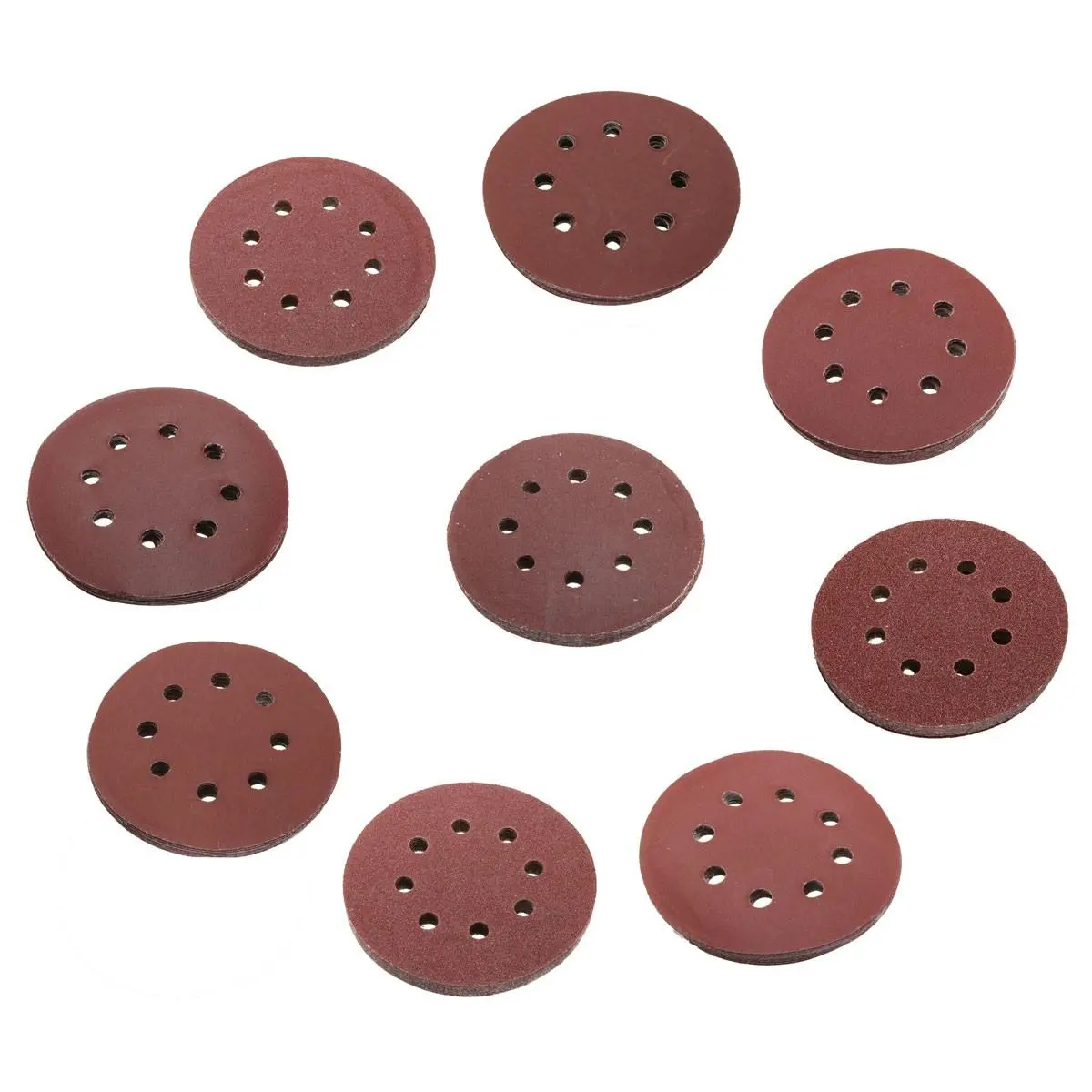 10pcs 8-Hole Sanding Discs | 60-2000 Grit Abrasive Paper for Power Tools