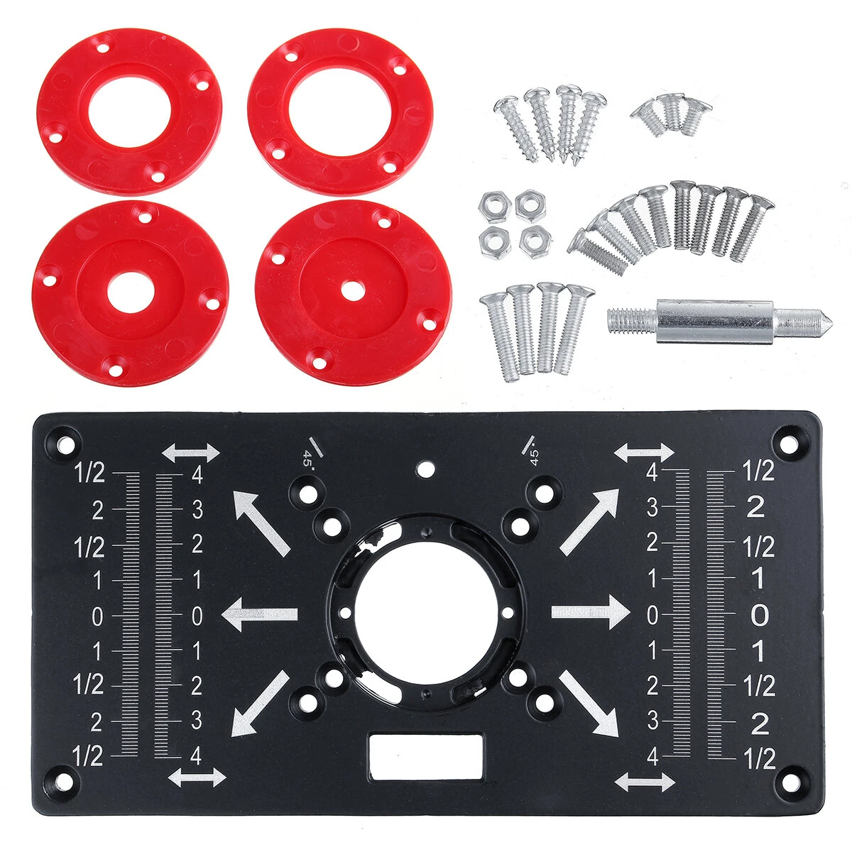 Drillpro Router Table Insert Plate for Makita RT0700c - 235x120x8mm Trimming Machine Flip Panel