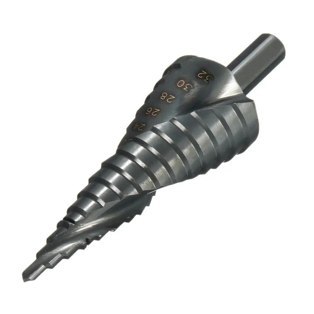4-32mm Spiral Grooved Nitrogen Coated Step Drill Bit Brand Model