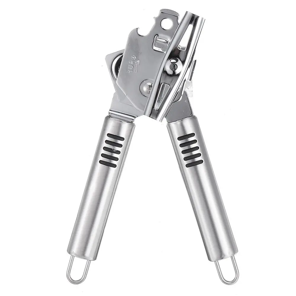 Stainless Steel Can Opener & Bottle Opener - Manual Kitchen Tool