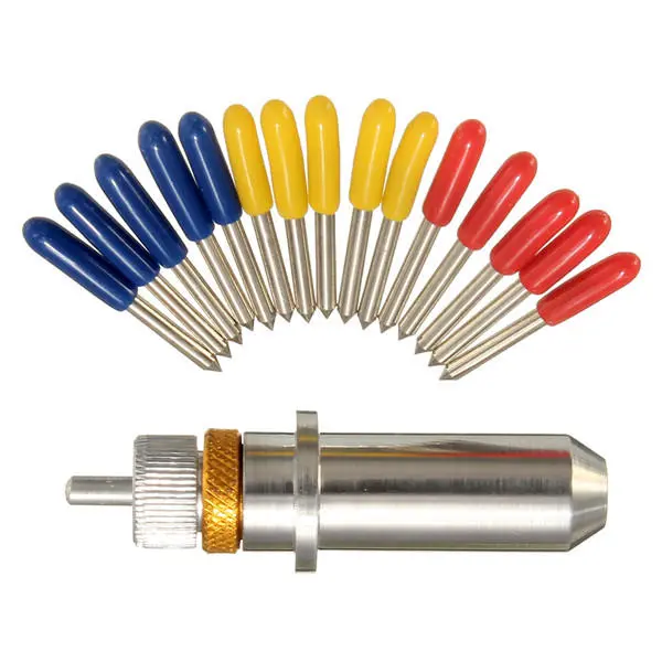 Roland Vinyl Cutter Blades - 15pcs 30/45/60 Degree for Cutting Plotter