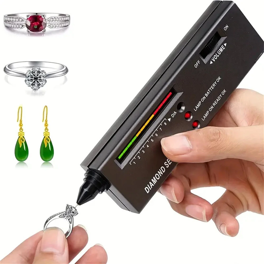 Professional Diamond Tester Pen | Fast & Accurate Jewelry Tester with LCD/LED
