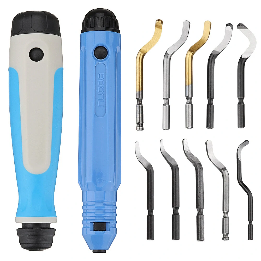 NG1000 NB1100 Deburring Tool Kit - 10pcs Blades & Scraper | Trimming Cutter