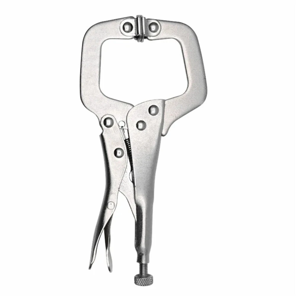 IRWIN 6.5 Inch Heavy Duty C-Clamp Locking Pliers | Carbon Steel with Swivel Pads for Woodworking & Welding