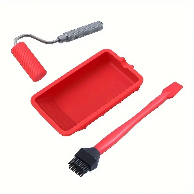 RUITOOL Silicone Glue Roller & Tray Kit - Carpenter Woodworking Glue Applicator