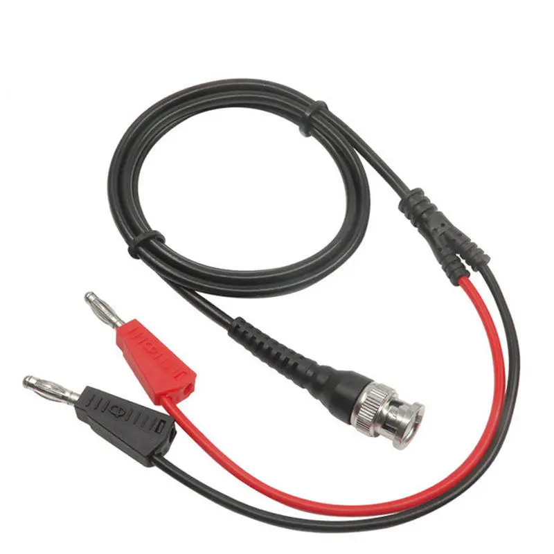 Cleqee P1009 BNC to Dual 4mm Banana Plug Test Probe Cable | 120CM 500V/5A