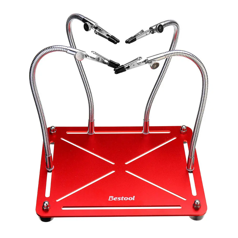 Universal Strange Metal 4-Arm Soldering Station | PCB Fixture & Third Hand Welding Tool