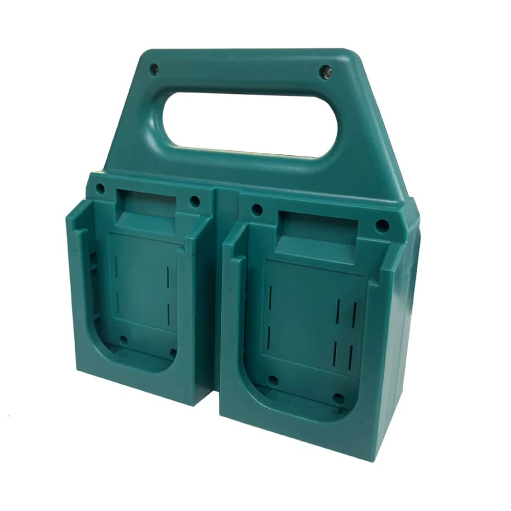 18V Battery Storage Rack | 4 Slot Holder Organizer | Wall-Mounted ABS Plastic
