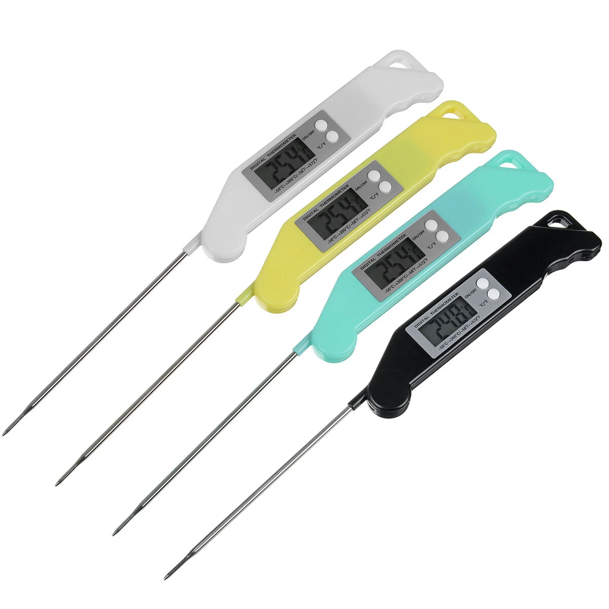 Instant Digital Food Thermometer - Meat Probe for Cooking BBQ & Kitchen