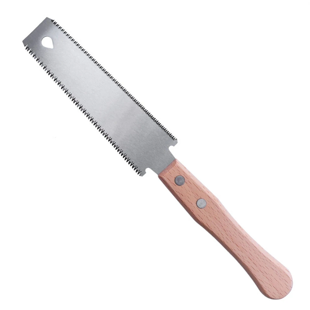 RUITOOL Japanese Pull Saw - SK5 Flexible Blade | 12/17 TPI Double Edge | Flush Cut Beech Handle