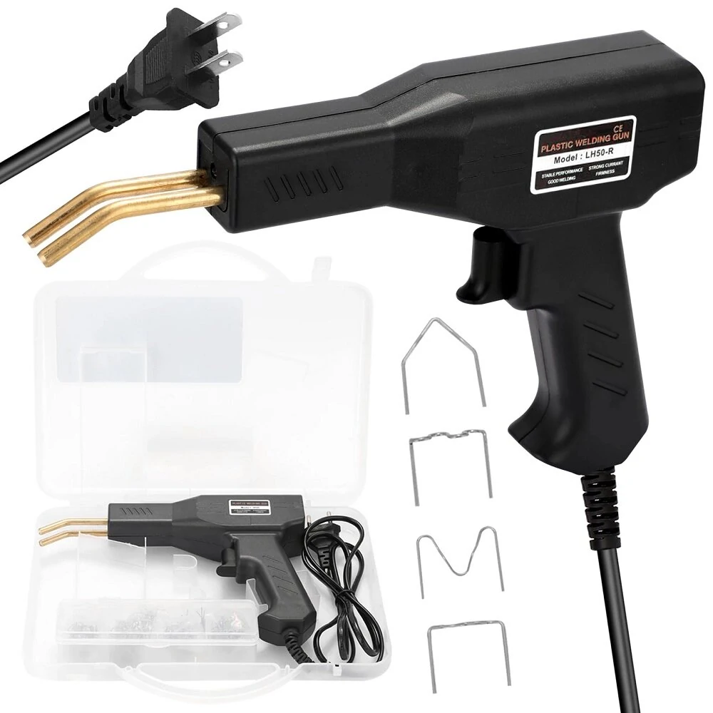 Plastic Welder Machine - Car Bumper Repair Tool | Hot Stapler Welding Kit