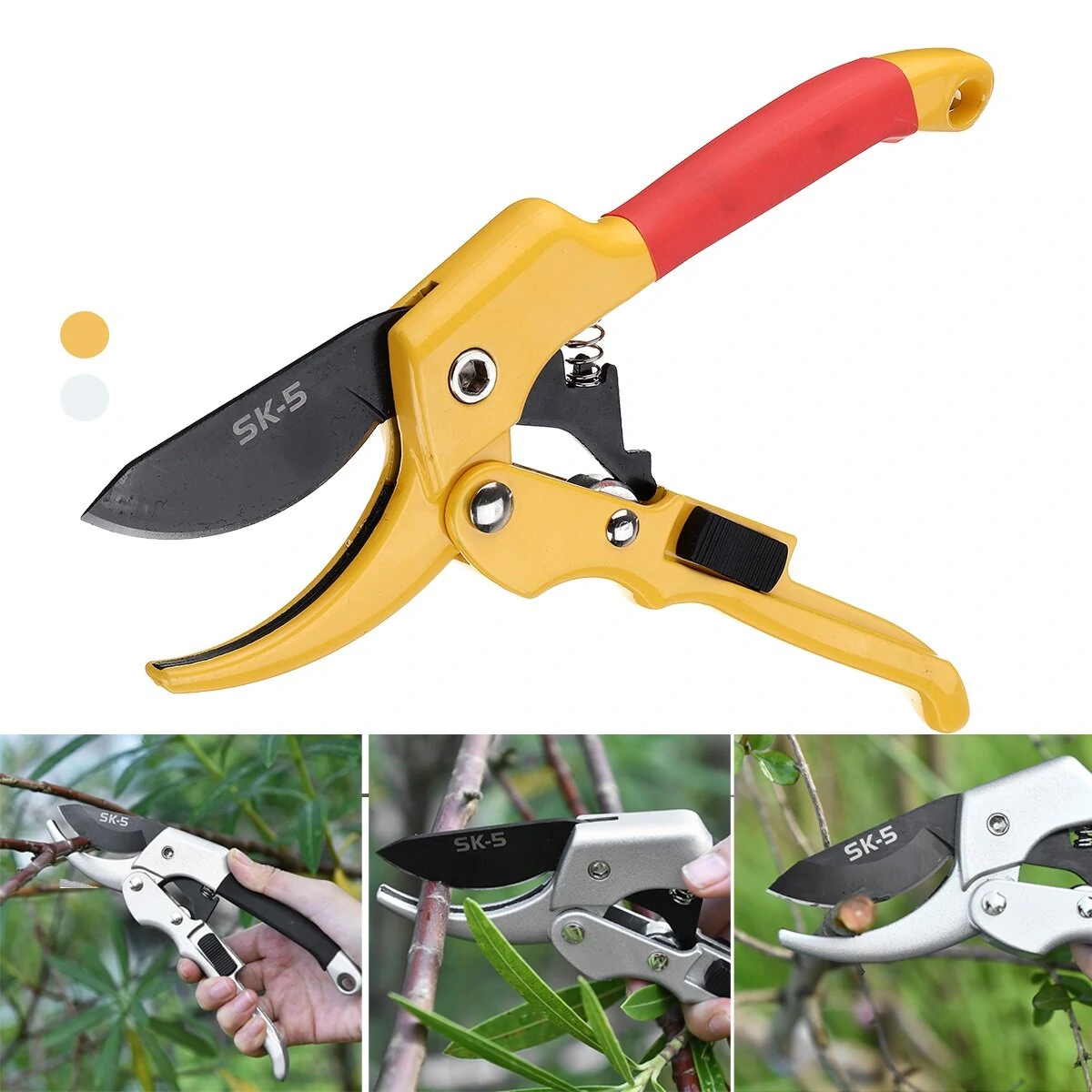 SK5 Steel Professional Pruning Shear | Garden Pruner Secateurs Tool