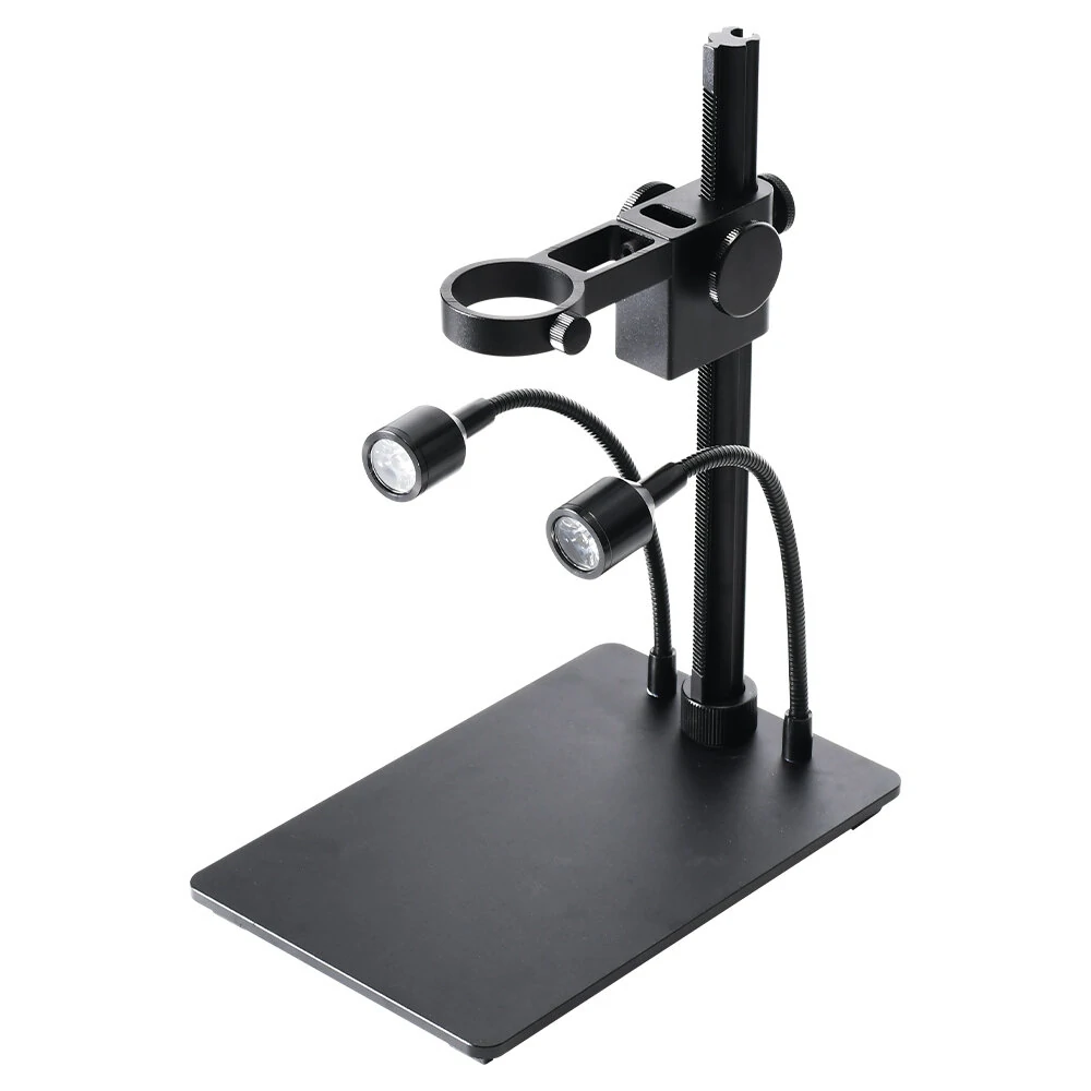 HAYEAR Digital Microscope Stand - Aluminum Lift Workbench for Camera Lens Repair