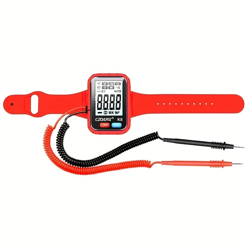 Mini Digital Multimeter | 6000 Counts Auto-Ranging | 300V AC/DC Wearable Volt Meter