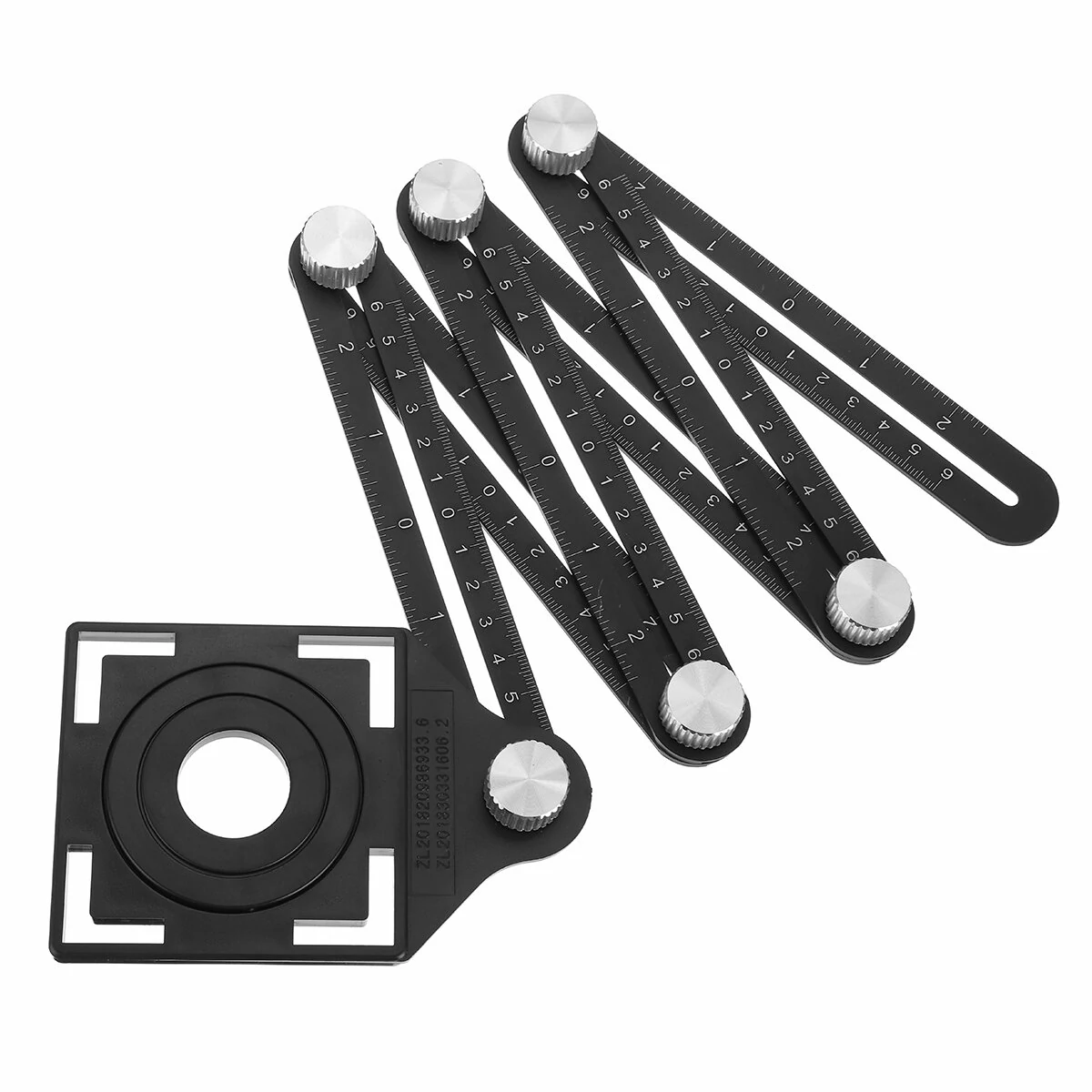 Aluminum Alloy 6-Sided Angle Measuring Locator Ruler | Universal Tool