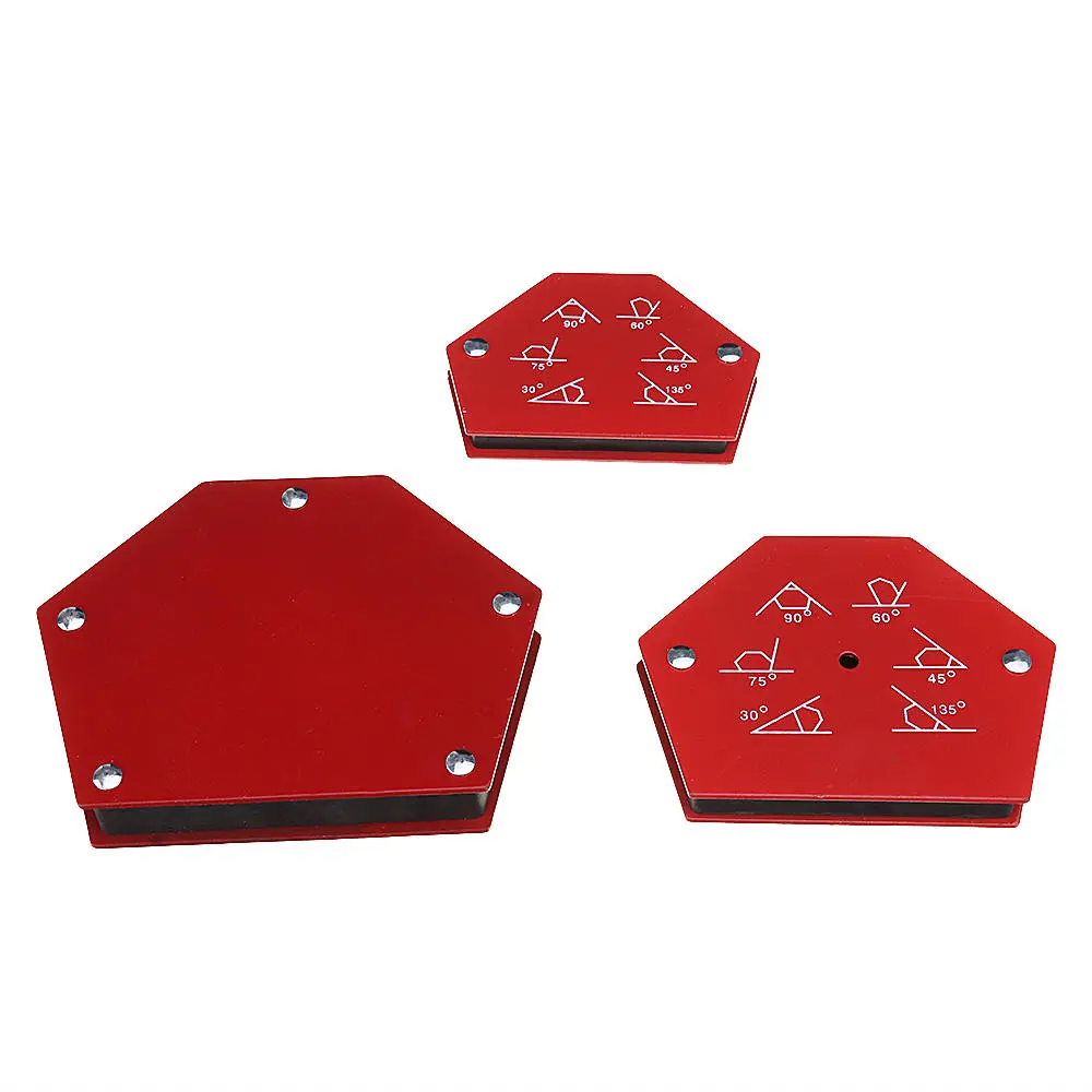 Drillpro Magnetic Welding Holder - 25/50/75LBS Hex Locator Clamp with Angle Arrow