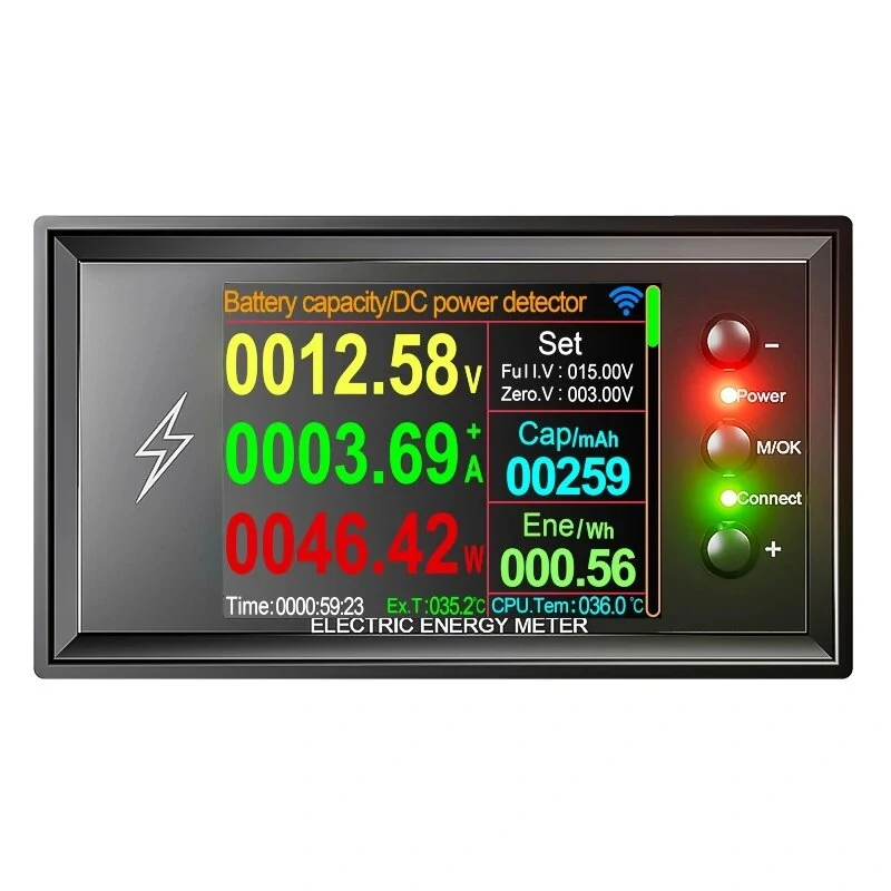 DT20W Smart Lithium Battery Tester | 0-420V 30A-600A | WiFi Tuya App & Digital Display