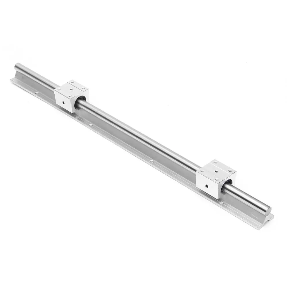 Machifit SBR16 600mm Linear Rail with 2 Bearing Blocks | CNC Guide Optical Axis