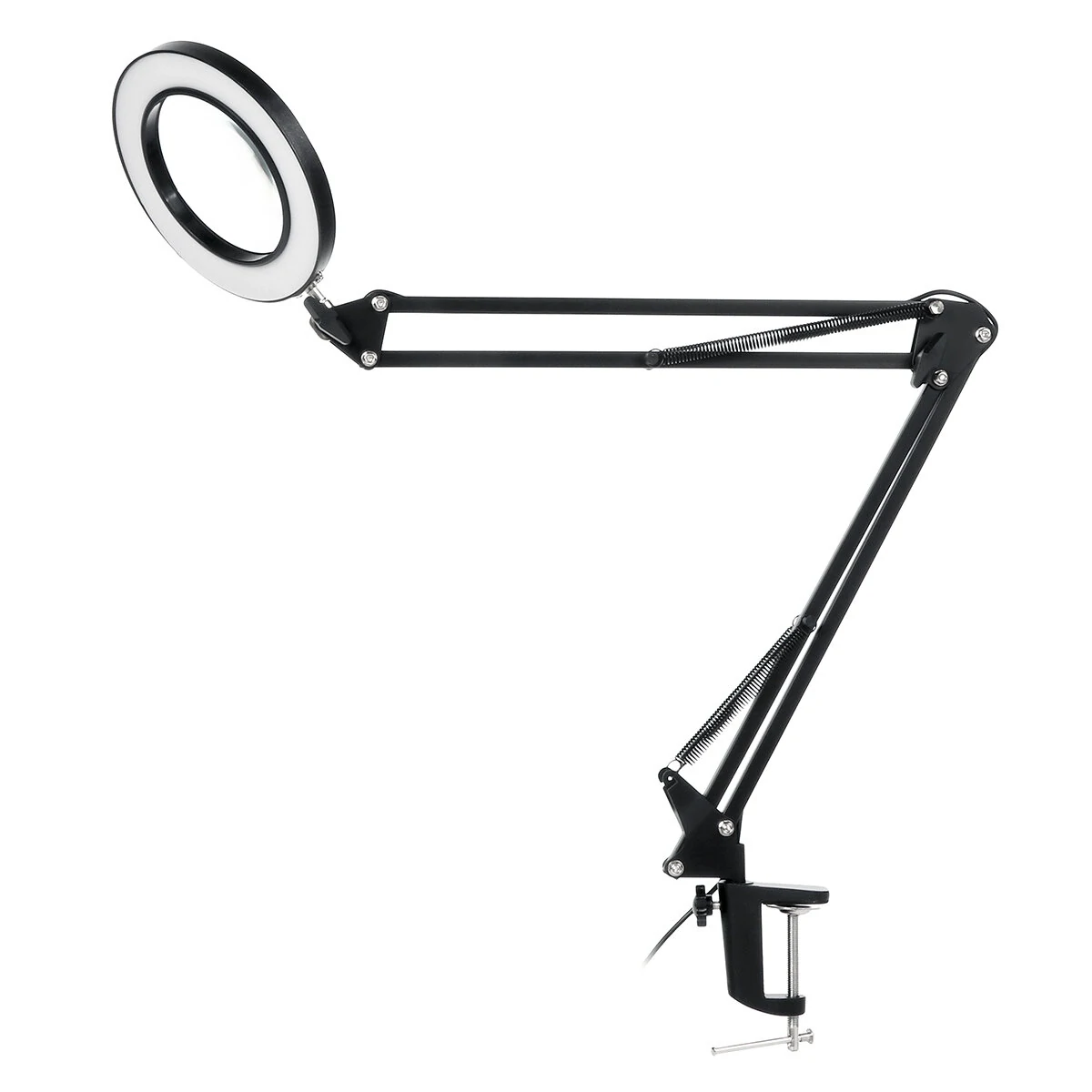37cm Magnifying Glass Repair Lamp - 3 Color LED Cold Light for Beauty & Tattoo