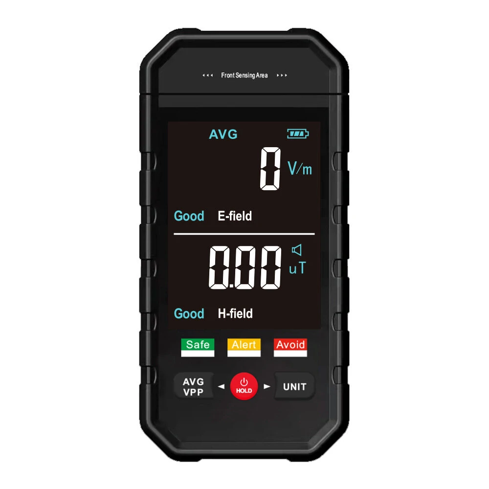 ET925PRO Electromagnetic Radiation Tester - 40V/m Alarm, Color Screen, Sound & Light Alert