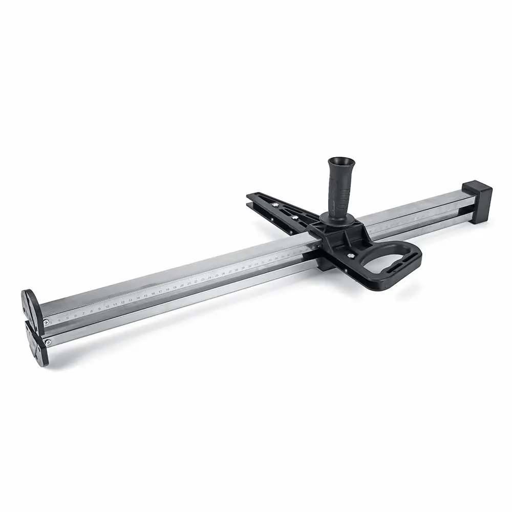 Manual Gypsum Board Cutter - Hand Push Drywall Tool 2-60cm Cutting Black