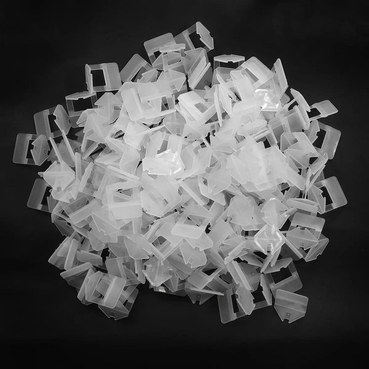 Tile Leveling System Kit - 200pcs Clips & 1/1.5mm Spacers for Wall & Floor Tiling