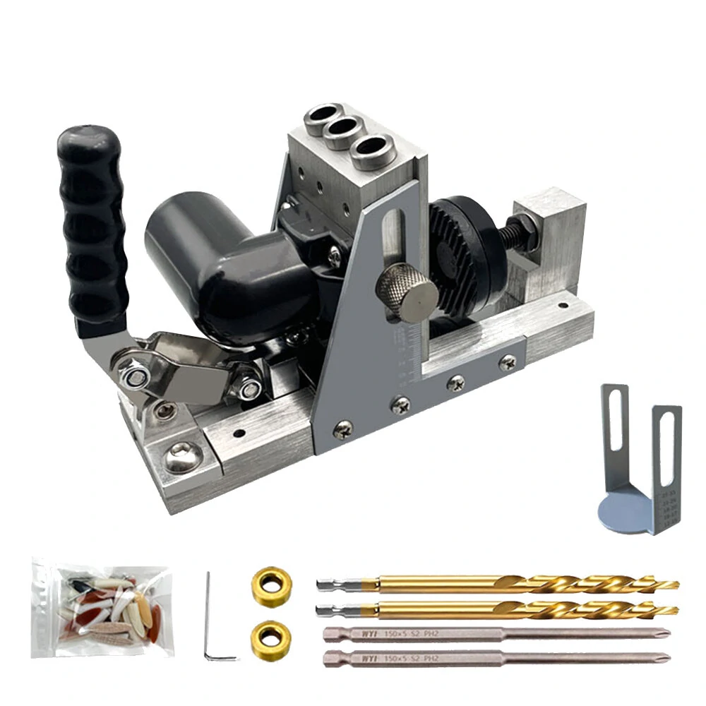 Kreg Pocket Hole Jig Kit - 9.5mm 3/8 Inch Drill Guide Set with Dust Hose