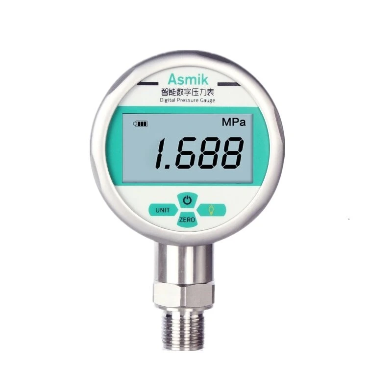 Stainless Steel Digital Pressure Gauge -100kpa to 5Mpa | Hydraulic Shockproof